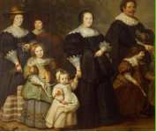 Vos Cornelis de Self-Portrait of the Artist with his Wife Suzanne Cock and their Children - Hermitage